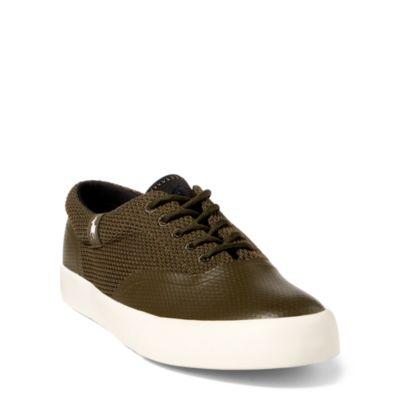 Ralph Lauren Vernon Mesh Low-top Sneaker Defender Green