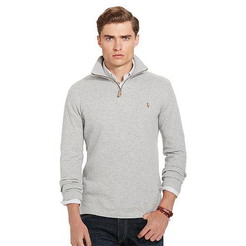 Polo Ralph Lauren Estate-rib Cotton Pullover Andover Heather