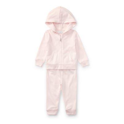 Ralph Lauren French Terry Hoodie & Pant Set Morning Pink 3m