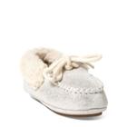 Ralph Lauren Allister Metallic Slipper Silver Shimmer