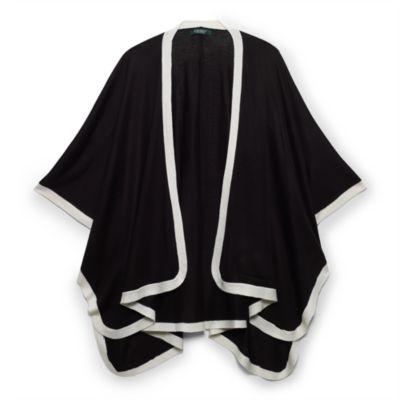 Ralph Lauren Kelsey Knit Cape Black