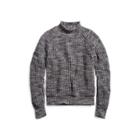 Ralph Lauren Cotton Mockneck Sweater Indigo