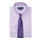 Polo Ralph Lauren Slim Fit Stretch Oxford Shirt Purple/white