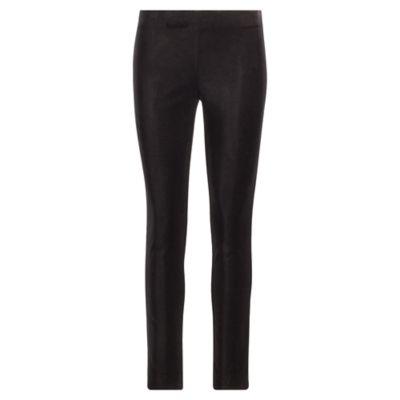 Ralph Lauren Stretch Velvet Skinny Pant Polo Black