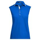 Ralph Lauren Mesh Sleeveless Polo Shirt Heritage Blue