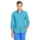 Polo Ralph Lauren Garment-dyed Cotton Shirt French Turquoise