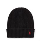 Ralph Lauren Cable Wool-cashmere Hat Polo Black