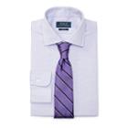 Polo Ralph Lauren Slim-fit Cotton Dobby Shirt Lavender/white