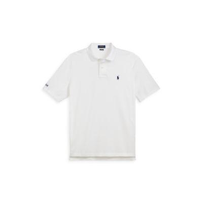 Ralph Lauren Classic Fit Mesh Polo Shirt White Xl Tall