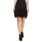 Polo Ralph Lauren Feather-trim Ponte Skirt Polo Black