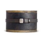 Ralph Lauren Rrl Distressed Leather Belt Vintage Black