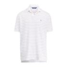 Ralph Lauren Active Fit Performance Polo White/resort Pink/blue