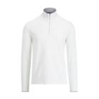 Ralph Lauren Performance Half-zip Pullover White/design Grey