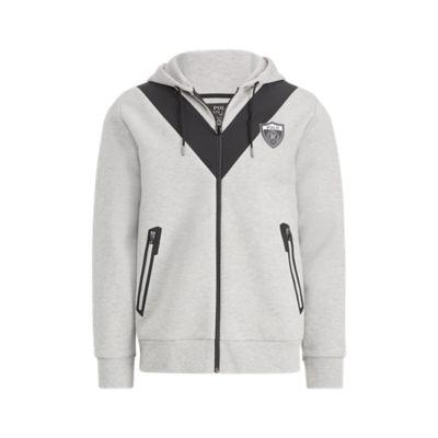Ralph Lauren Double-knit Hoodie Andover Heather