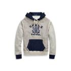 Ralph Lauren Patchwork Cotton-blend Hoodie Grey Heather Multi