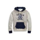 Ralph Lauren Patchwork Cotton-blend Hoodie Grey Heather Multi