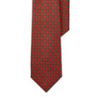 Ralph Lauren Neat Silk Twill Narrow Tie Red