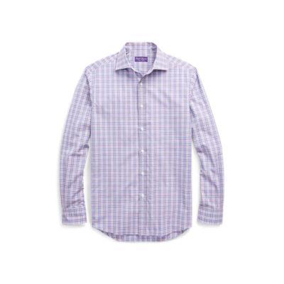 Ralph Lauren Plaid Shirt Lavender Pink Multi