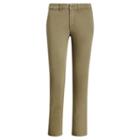 Ralph Lauren Stretch Cotton Skinny Pant Jute Moss