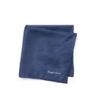 Ralph Lauren Madder Silk Pocket Square Deep Blue