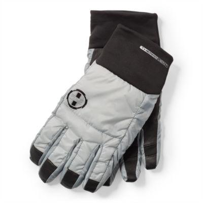 Ralph Lauren Insulated Nylon Gloves Black/reflective Silver