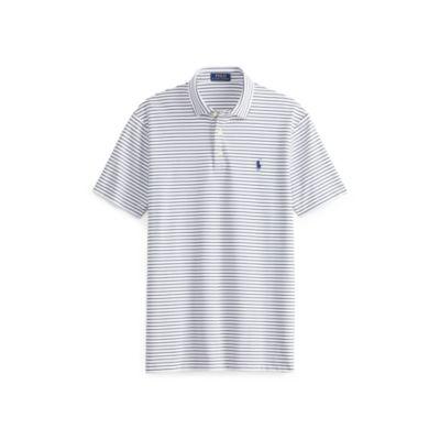 Ralph Lauren Classic Fit Soft-touch Polo White/french Navy