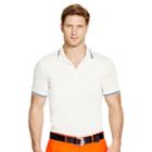 Ralph Lauren Rlx Golf Custom-fit Jacquard Polo Shirt Pure White