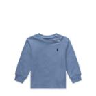 Ralph Lauren Cotton Long-sleeve T-shirt Capri Blue 6m