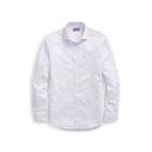 Ralph Lauren Striped Twill Shirt Lavender And White