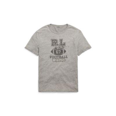 Ralph Lauren Custom Slim Fit Cotton T-shirt Loft Heather