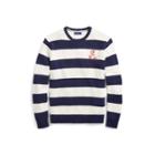 Ralph Lauren Cp-93 Striped Cotton Sweater Navy/white