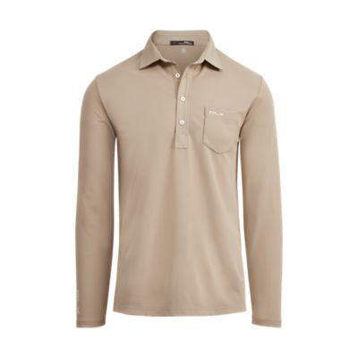 Ralph Lauren Custom Slim Long-sleeve Polo Tuscan Sand