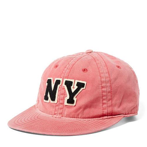 Polo Ralph Lauren Cotton Chino Baseball Cap Sportsman Red