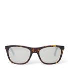 Polo Ralph Lauren Reflective-lens Sunglasses Dark Havana/grey