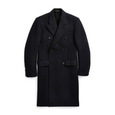 Ralph Lauren Wool-blend Topcoat Navy