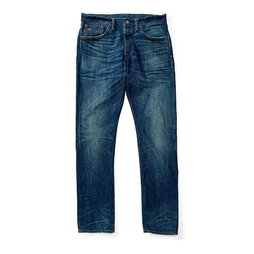Ralph Lauren Rrl Slim Narrow Selvedge Jean Grandfalls Wash