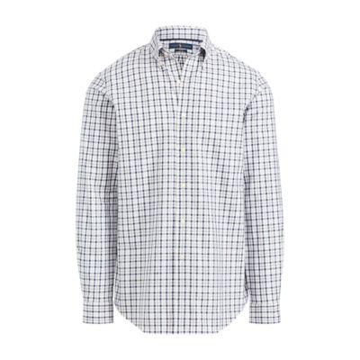 Ralph Lauren Plaid Performance Twill Shirt Navy/grey Heather Multi