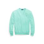Ralph Lauren Cotton V-neck Sweater Bayside Green Heather