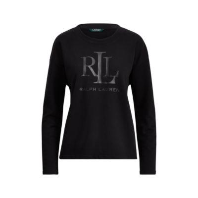 Ralph Lauren Lrl French Terry Sweatshirt Polo Black