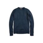 Ralph Lauren Indigo Jacquard-knit Crewneck Rinsed Blue Indigo