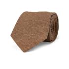 Ralph Lauren Dot Silk Bourette Narrow Tie Taupe