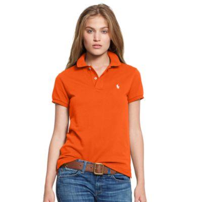 Ralph Lauren Women's Polo Shirt Sailing Orange
