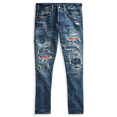 Ralph Lauren Sullivan Slim Jean Lincoln Repaired
