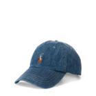 Ralph Lauren Cotton Chino Baseball Cap Medium Wash
