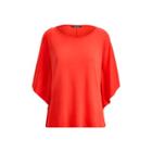 Ralph Lauren Jersey Dolman-sleeve Top Tomato Red