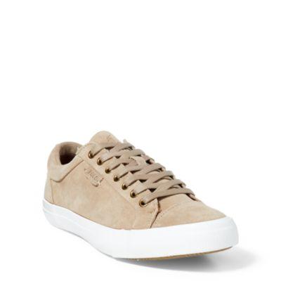 Ralph Lauren Geffrey Suede Low-top Sneaker Tan