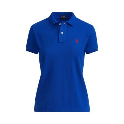 Ralph Lauren Classic Fit Mesh Polo Shirt Deep Royal