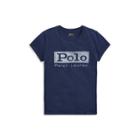 Ralph Lauren Logo Jersey Graphic T-shirt Classic Royal