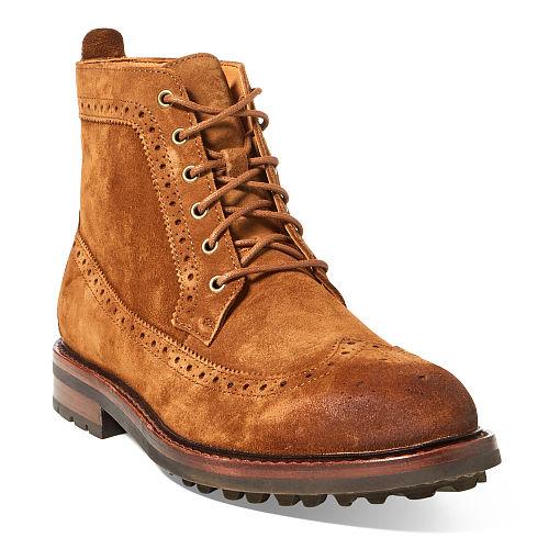 Polo Ralph Lauren Nickson Suede Wingtip Boot