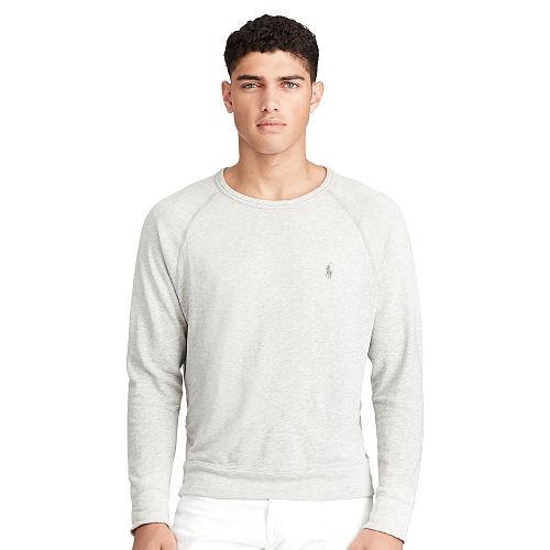 Polo Ralph Lauren Cotton Spa Terry Sweatshirt Perfect Grey
